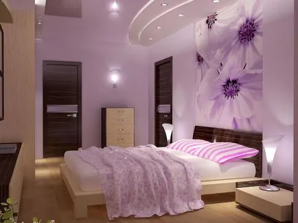 Un dormitor pentru fata intr-un stil modern, design și fotografii de interior, ideea de camere de femei, frumos