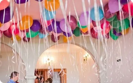 nunta decorare a sălii cu mâinile