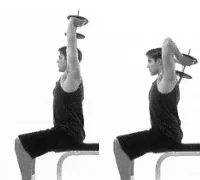 Exercitii cu gantere la domiciliu leagăn biceps, triceps, umeri, piept, spate și picioare la domiciliu