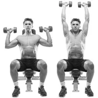 Exercitii cu gantere la domiciliu leagăn biceps, triceps, umeri, piept, spate și picioare la domiciliu