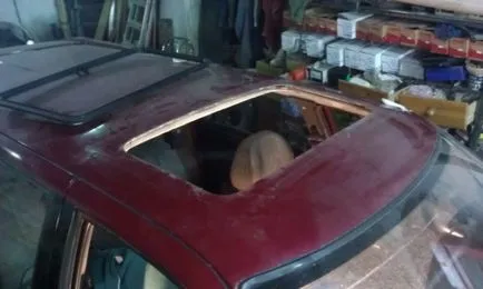 Instalarea trapa de pe acoperișul mașinii cu mâinile (trapa) Instalarea trapa de pe acoperișul mașinii cu mâinile