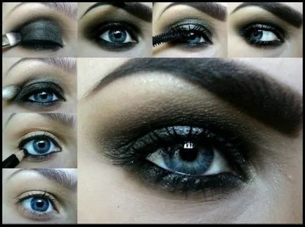 Seara de make-up pentru ochi albaștri
