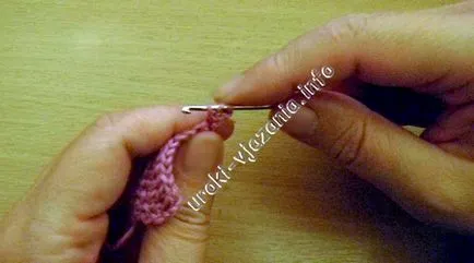 coloană Crochet cu sc