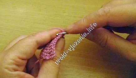coloană Crochet cu sc