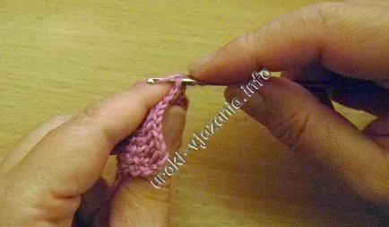 coloană Crochet cu sc