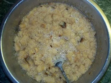 Aluatul Cvas cu stafide, fără drojdie, făină de secară