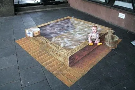 45 cele mai bune imagini 3D pe asfalt (3d graffiti) 45 Cele mai bune imagini 3D pe asfalt