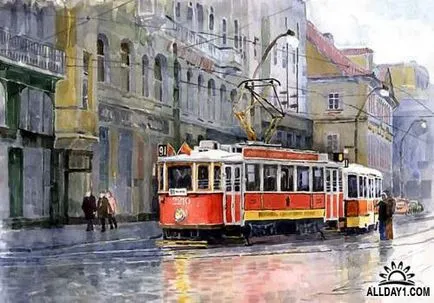 300 tramvaie, neotrazimchikov cityscape - AllDay - toate cele mai bune din lume de grafica si design! (O mulțime) 300 tramvaie, neotrazimchikov cityscape - AllDay - toate cele mai bune din lume de grafica si design!
