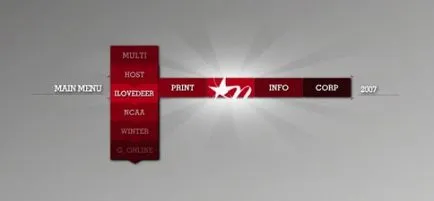 50 Exemple de meniuri pull-down în web design