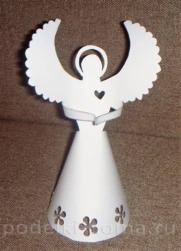 Îngerii de hârtie albă - 8 opțiuni (descriere și template-uri), o cutie de idei și ateliere de lucru (mâini) Îngerii de hârtie albă - 8 opțiuni (descriere și template-uri), o cutie de idei și ateliere