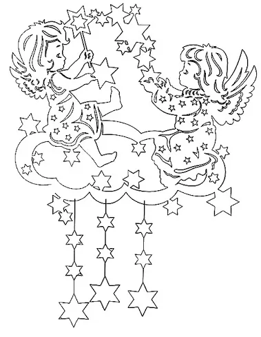 Îngerii de hârtie albă - 8 opțiuni (descriere și template-uri), o cutie de idei și ateliere de lucru (mâini) Îngerii de hârtie albă - 8 opțiuni (descriere și template-uri), o cutie de idei și ateliere