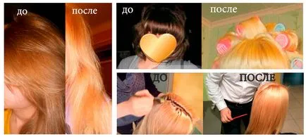 Alb Henna pentru instrucțiuni luminanŃă păr de utilizare și de rezultat (foto)