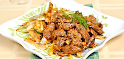 Carne de vită Stroganoff - Retete de carne de vită befstroganova