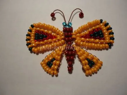 șirag de mărgele fluture