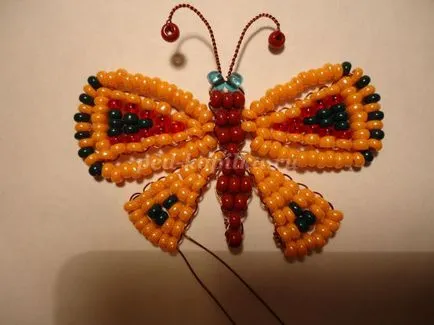 șirag de mărgele fluture