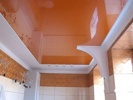 Fără sudură de instalare tavane intinse de mată, și Clipso descor fără sudură, lățimea maximă, PVC