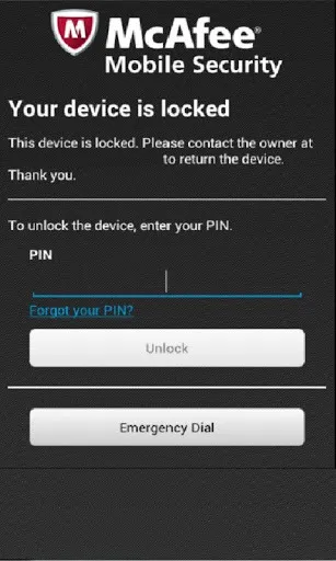 Cum de a debloca telefonul, blocat de securitate McAfee mobil (deblocare) Cum de a debloca telefonul, blocat de securitate mobil mcafee