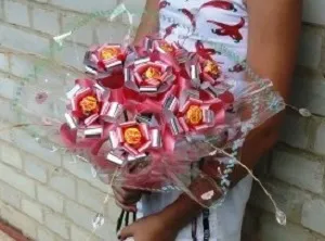 Buchet de Chupa -chupsov, jucării și meserii