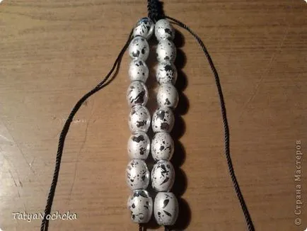 Brățară Shamballa master-class ca brățară duble și triple tese