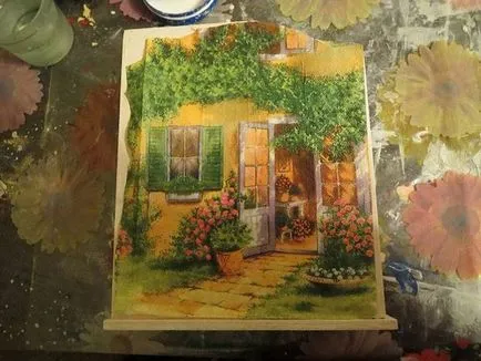 Ceainarie in tehnica decoupage detaliate master-class