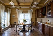 Plafonul mantale într-o casă de lemn în imagini materiale, modul de a face propriile lor mâini (interior) Plafonul mantale într-o casă de lemn în imagini materiale, modul de a face propriile lor mâini