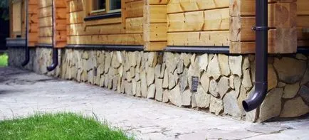 Cum de a decora exteriorul casei subsol