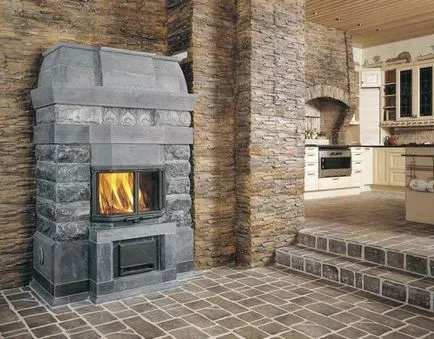 Cuptorul oblitsevat piatra casa de caramida, gresie, talkohlorit