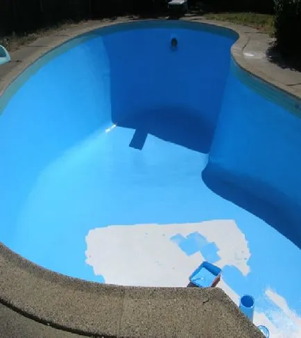 Betonul vopsea piscină (vopsea) Cum să picteze piscina de beton