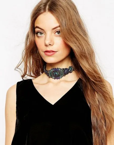 Chokers pe gât (42 poze) tipuri, ce să poarte, imagini la modă