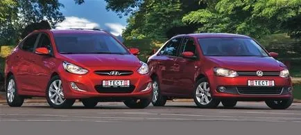 Ce mai bine Volkswagen Polo sau Hyundai Solaris - compararea modelelor sedan Polo volkswagen si hyundai solaris