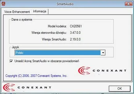 Conexant HD audio - ce fel de program, oameni de calculator