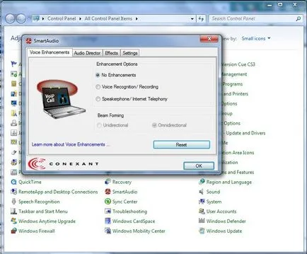Conexant HD audio - ce fel de program, oameni de calculator