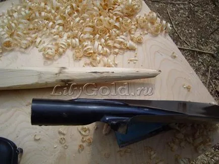 Efectuarea tulpinii la lopata
