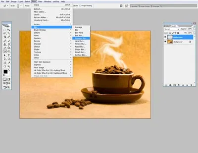 Cum sa faci fum în Photoshop