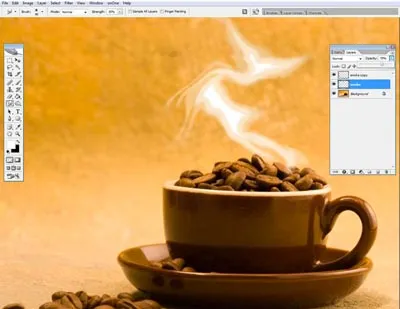 Cum sa faci fum în Photoshop