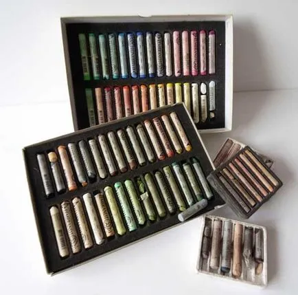 Cum de a desena pastel pastel uscat (ca pastel remiză) Cum de a desena cu pasteluri, pasteluri uscate