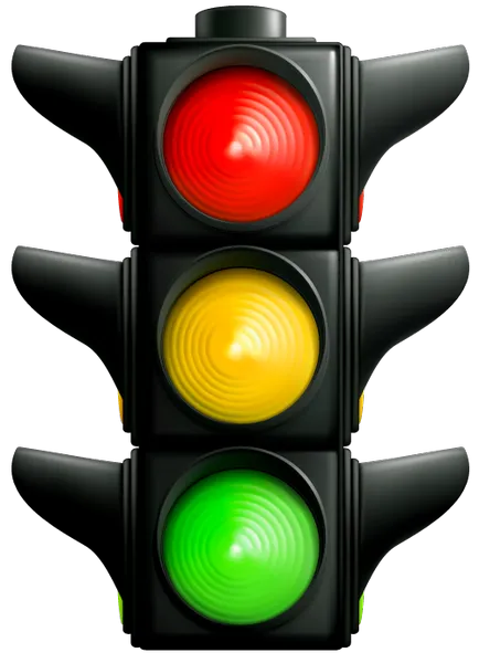 Copii despre semafoare și reguli de trafic, nachalochka