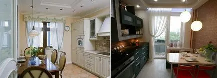 Design de bucătărie cu balcon fotografie, ieșire, balcoane interioare, o bucătărie mică, reparații și planificare (proiectare) Design de bucătărie cu balcon fotografie, ieșire, balcoane interioare, o bucătărie mică, și de planificare reparații,
