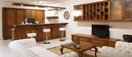 aspect bucatarie de design sala de mese și fotografii de interior