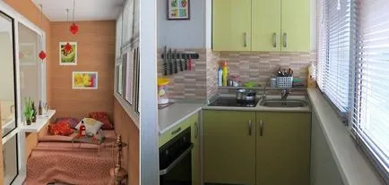 Design de bucătărie cu balcon fotografie, ieșire, balcoane interioare, o bucătărie mică, repararea și aspectul (fotografii) Design de bucătărie cu balcon fotografie, ieșire, balcoane interioare, o bucătărie mică, și de planificare reparații,