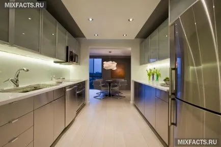 bucătărie de design, cu acces la balcon (foto) (bucătăria) bucătărie de design, cu acces la balcon (foto)