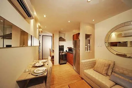 Design interior bucatarie-living, 20 foto, 2 filme