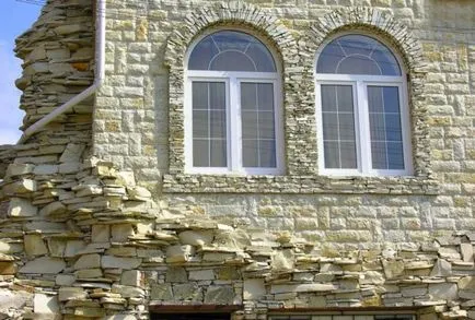 fațadă Wild piatră - tipuri, caracteristici, asamblare propriile lor mâini (sălbatic) fațadă Wild piatră - tipuri, caracteristici, asamblare propriile lor mâini