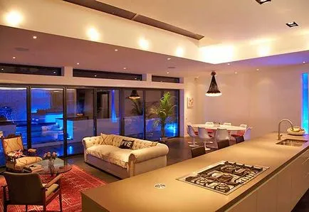 Design interior bucatarie-living, 20 foto, 2 filme