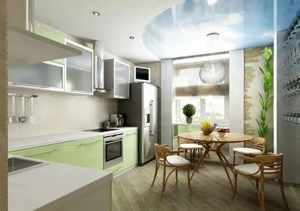Design de bucătărie cu balcon fotografie, ieșire, balcoane interioare, o bucătărie mică, reparații și planificare (proiectare) Design de bucătărie cu balcon fotografie, ieșire, balcoane interioare, o bucătărie mică, și de planificare reparații,