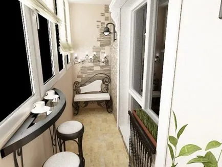 Proiectare bucătărie cu balcon 45 fotografii ale interiorului