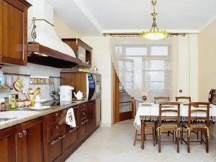 Proiectare bucătărie cu balcon 45 fotografii ale interiorului