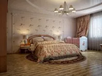 Proiectarea un dormitor cu un pat de copii, și fotografii de interior, apartament renovat