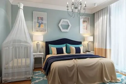Proiectarea un dormitor cu un pat de copil sfaturi cu privire la aranjament si design interior