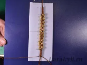 Dublu brățară Shambala cu mâinile lor, Scribble